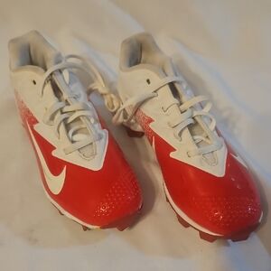 Nike Kids Red and White Sneakers